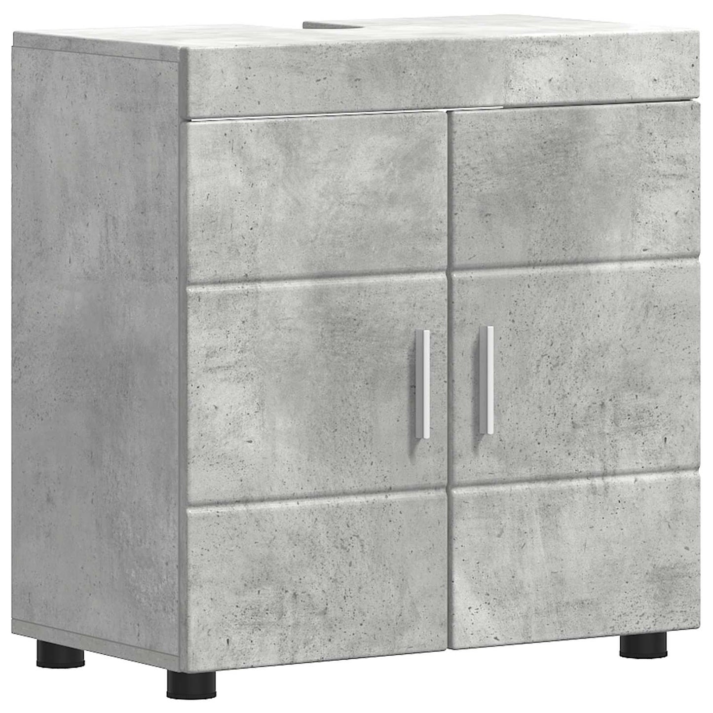 Badezimmerschrank-Set TULUM Beton Grau 60 x 34 x 63 cm