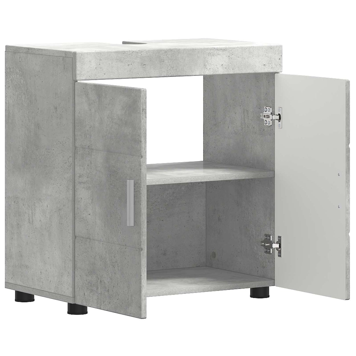 Badezimmerschrank-Set TULUM Beton Grau 60 x 34 x 63 cm