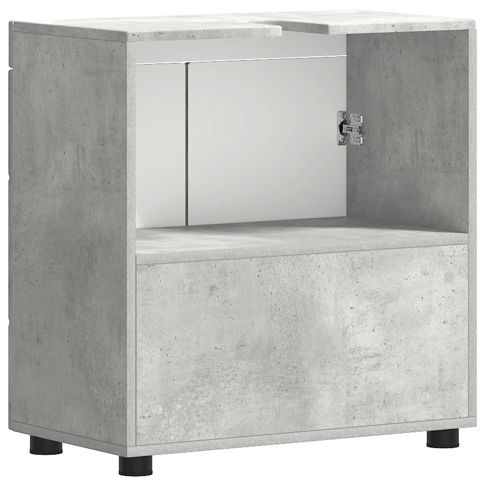 Badezimmerschrank-Set TULUM Beton Grau 60 x 34 x 63 cm