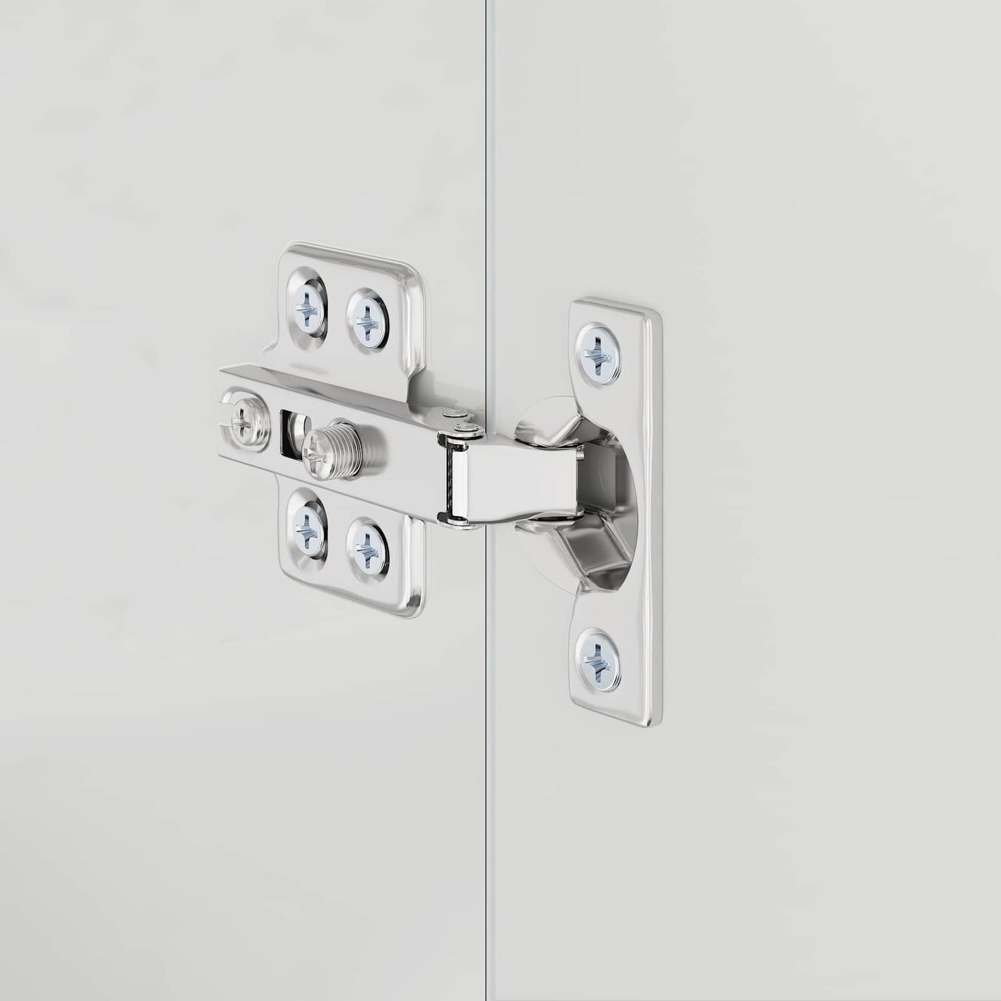 Badezimmerschrank-Set TULUM Hochglanz Weiß 60 x 34 x 63 cm