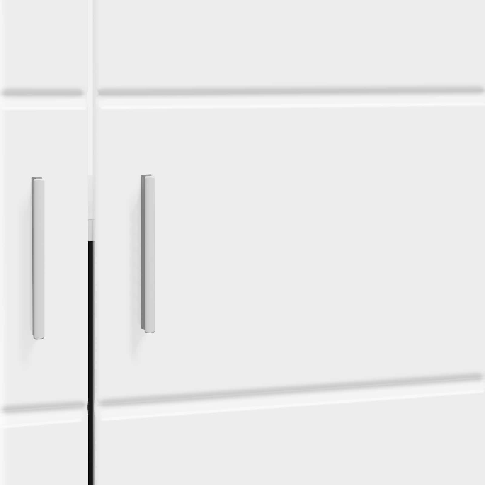 Badezimmerschrank-Set TULUM Hochglanz Weiß 60 x 34 x 63 cm