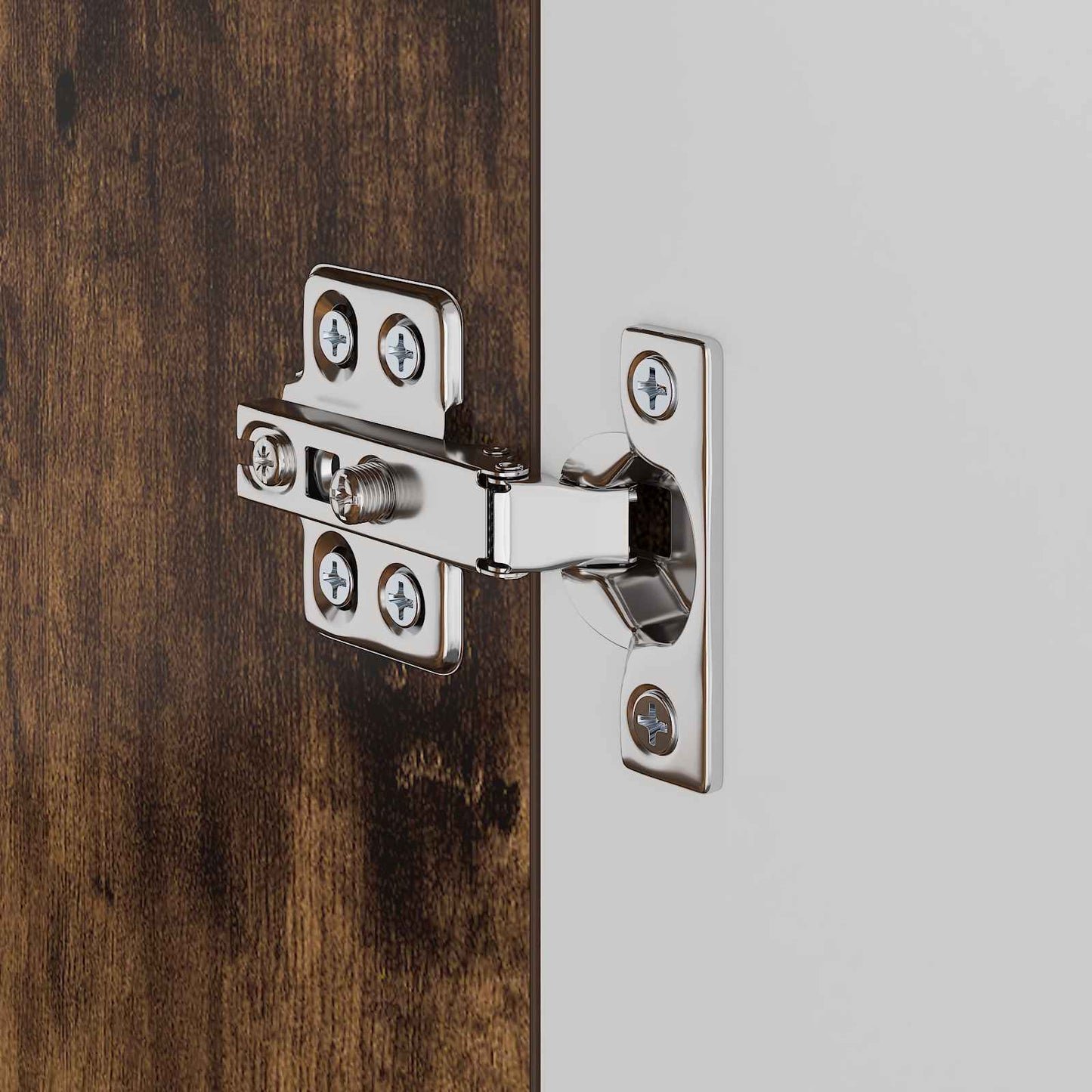 Badezimmerschrank-Set TULUM Geräucherte Eiche 60 x 34 x 63 cm