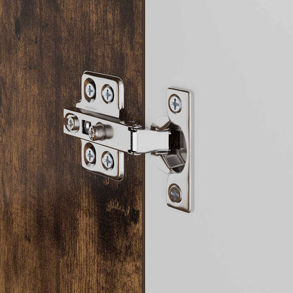 Badezimmerschrank-Set TULUM Geräucherte Eiche 60 x 34 x 63 cm