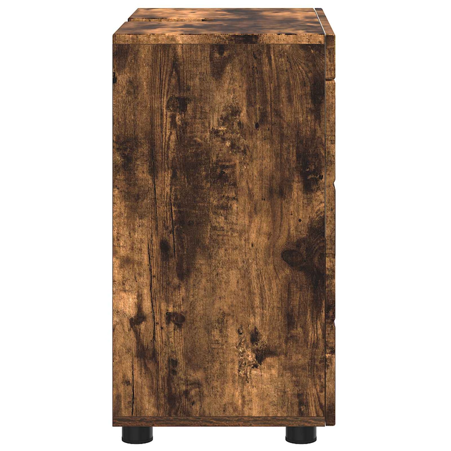 Badezimmerschrank-Set TULUM Geräucherte Eiche 60 x 34 x 63 cm