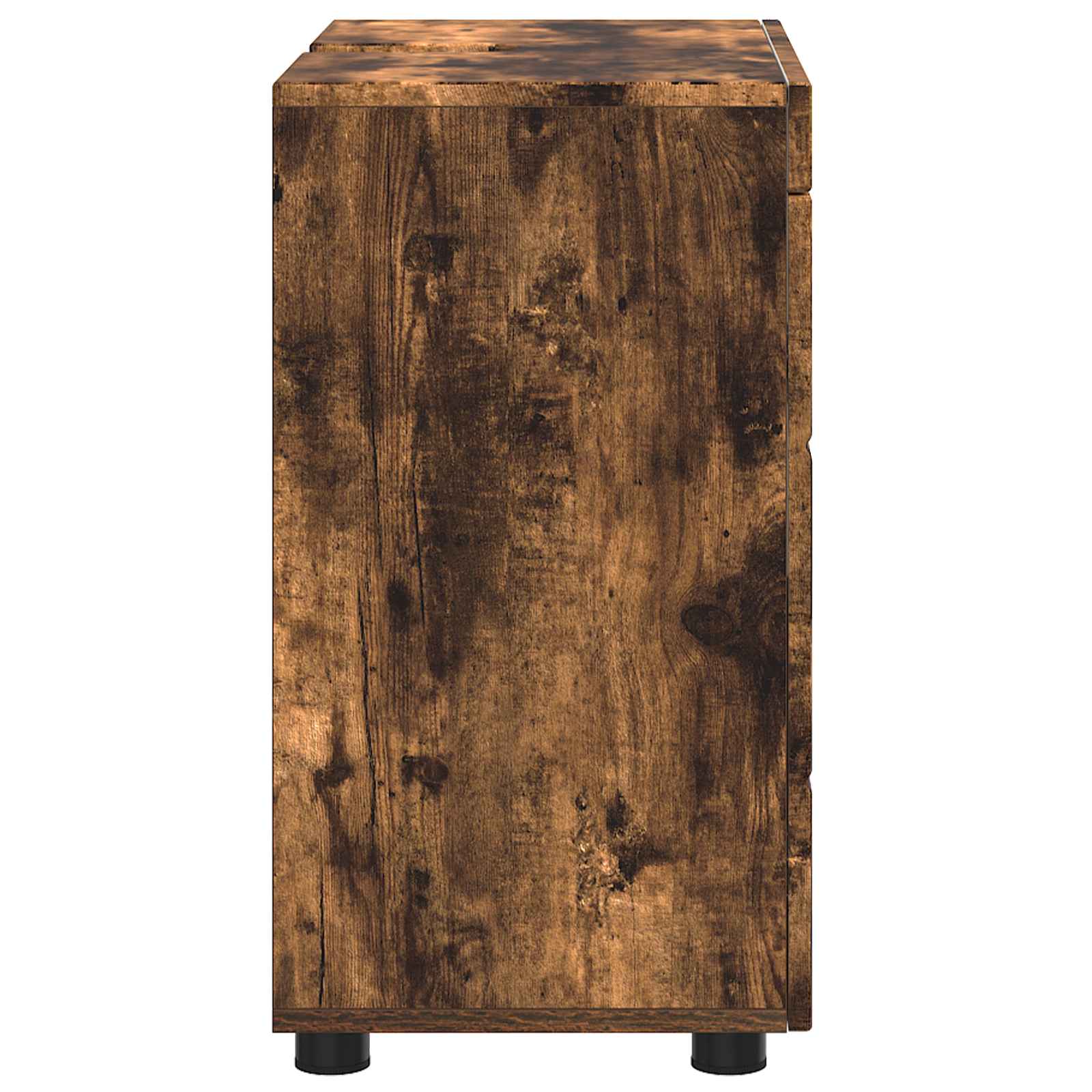 Badezimmerschrank-Set TULUM Geräucherte Eiche 60 x 34 x 63 cm
