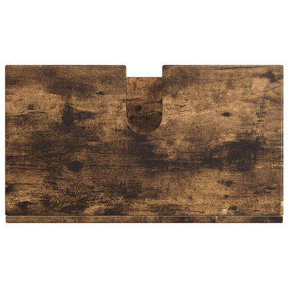 Badezimmerschrank-Set TULUM Geräucherte Eiche 60 x 34 x 63 cm