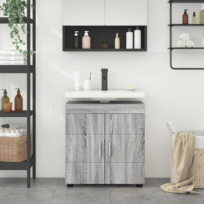 Badezimmerschrank-Set TULUM Graues Sonoma 60 x 34 x 63 cm