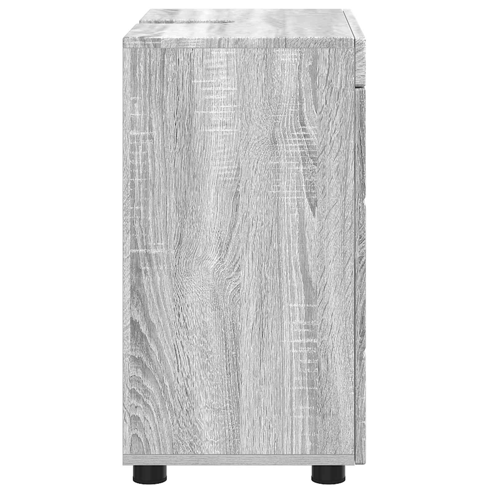 Badezimmerschrank-Set TULUM Graues Sonoma 60 x 34 x 63 cm