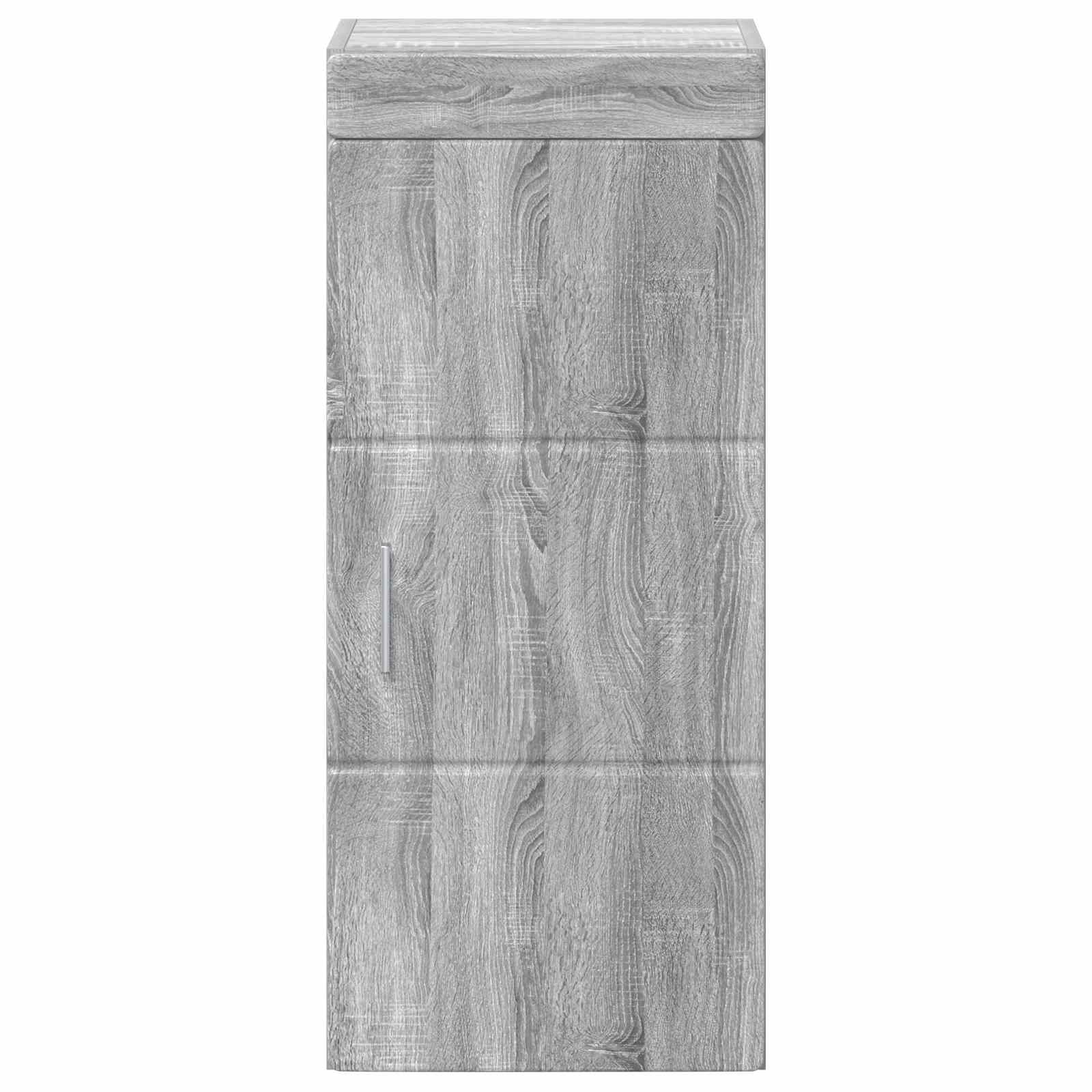 Badezimmer-Wandschrank TULUM Graues Sonoma 37 x 24,5 x 86 cm