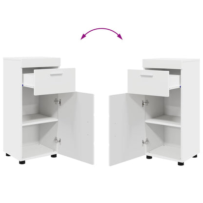 Badezimmerschrank-Set TULUM Weiß 37 x 31,5 x 82 cm