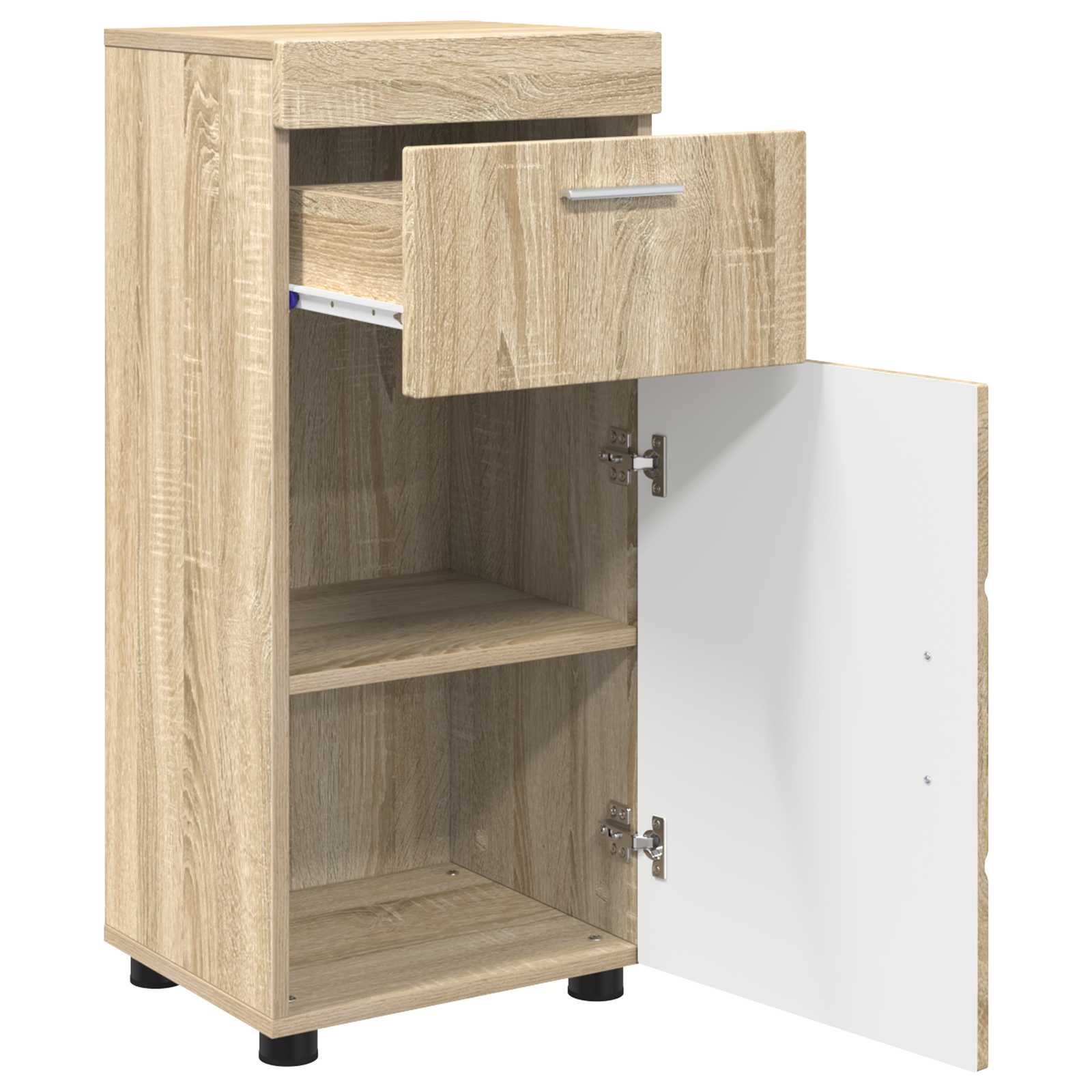 Badezimmerschrank-Set TULUM Sonoma-Eiche 37 x 31,5 x 82 cm