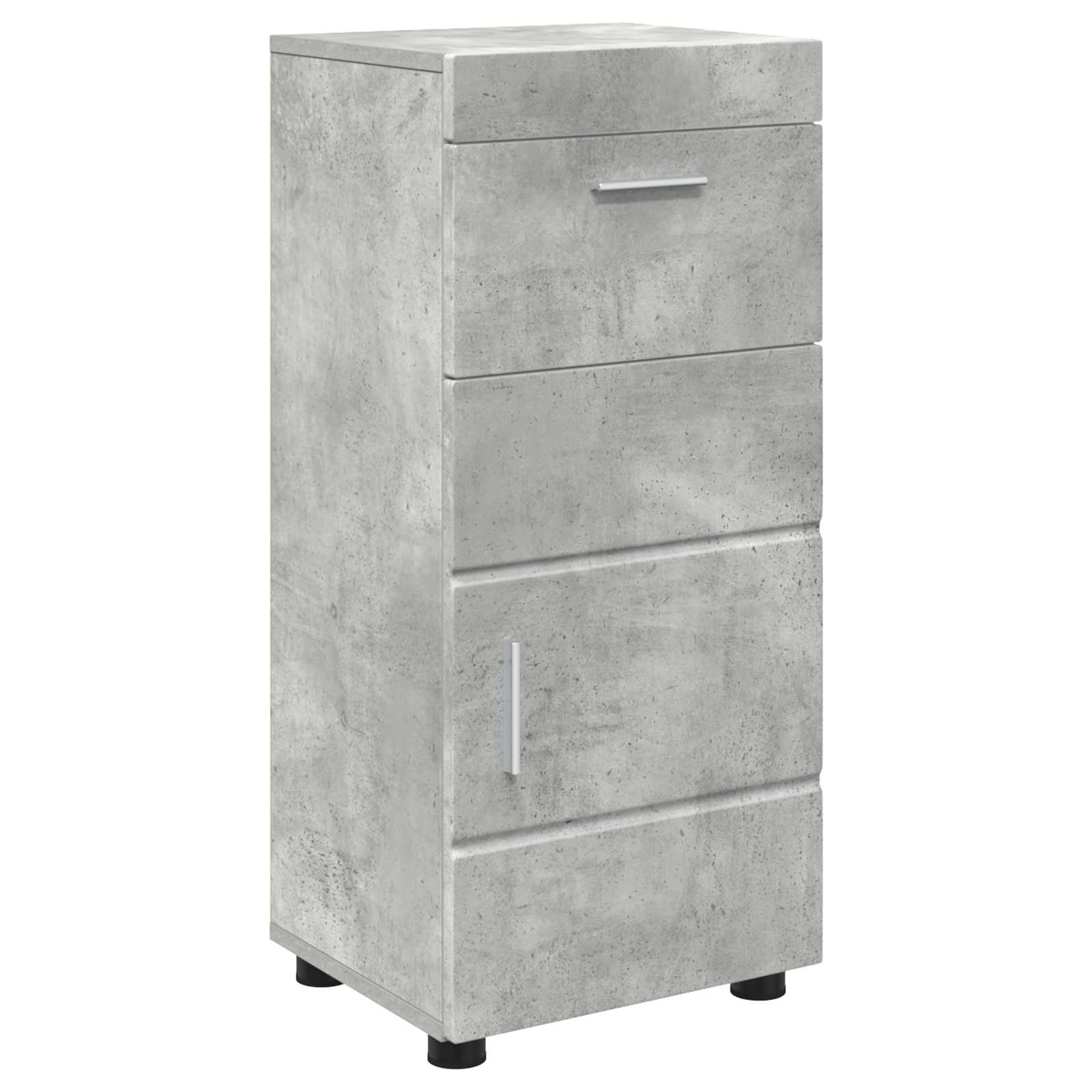Badezimmerschrank-Set TULUM Beton Grau 37 x 31,5 x 82 cm