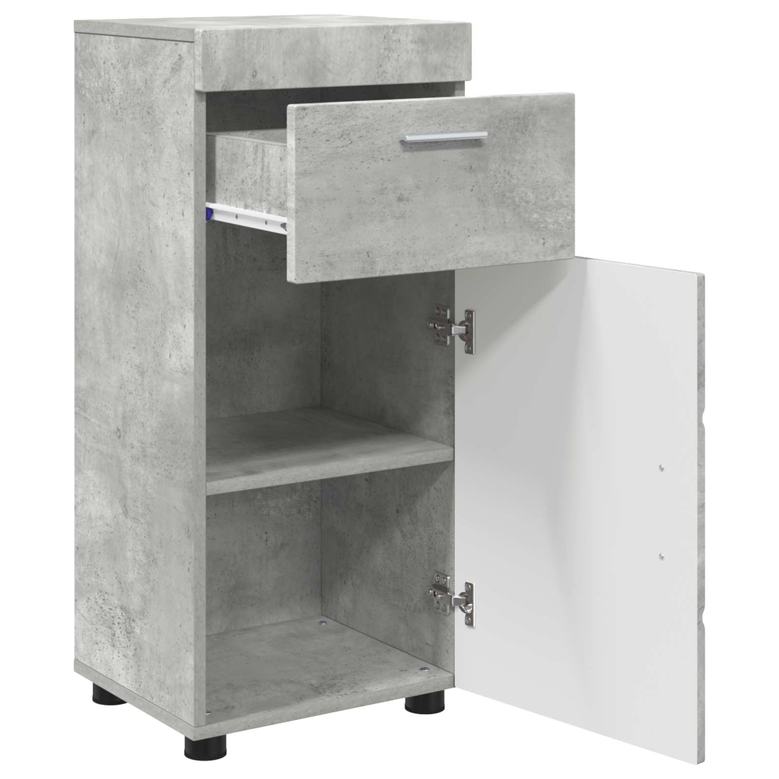 Badezimmerschrank-Set TULUM Beton Grau 37 x 31,5 x 82 cm