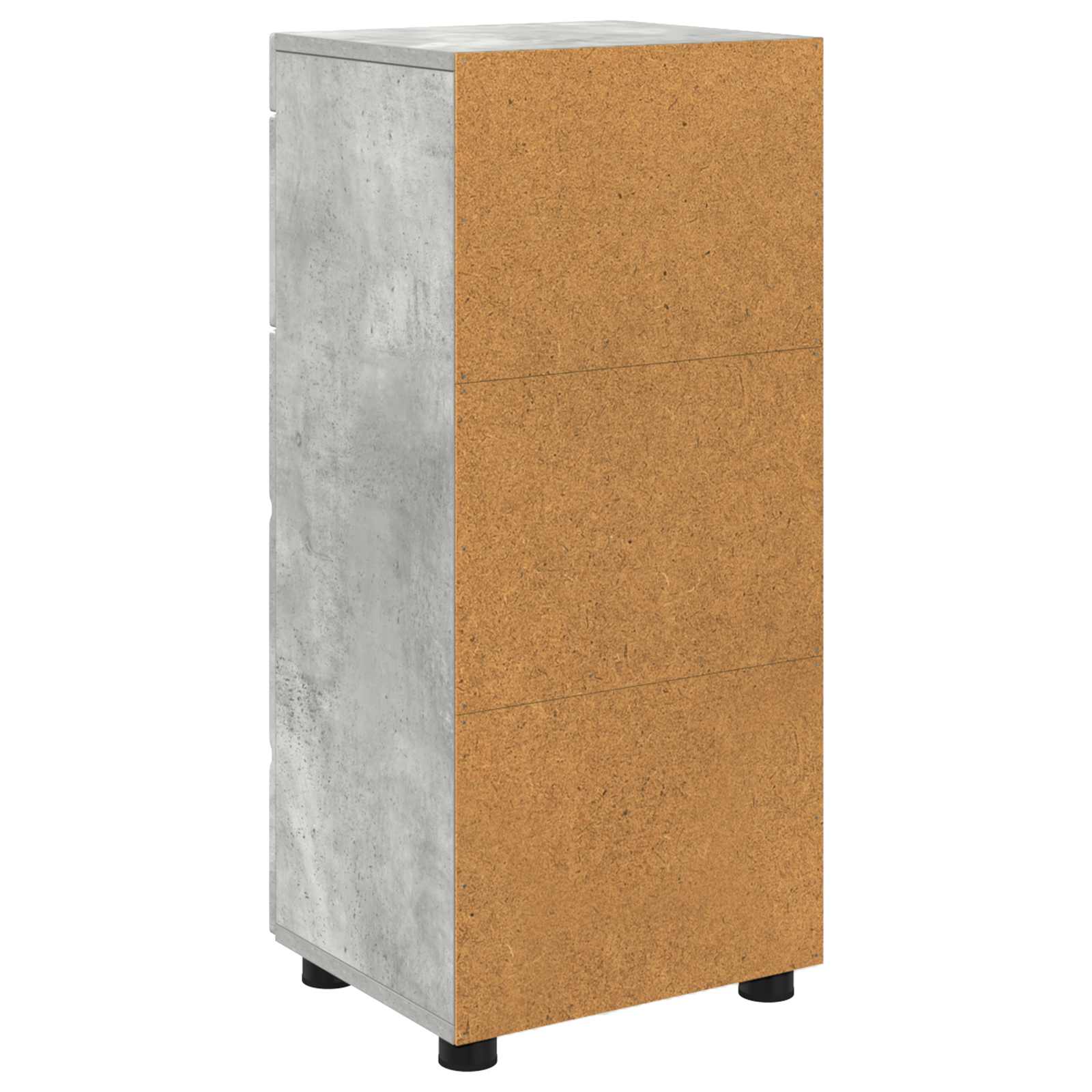 Badezimmerschrank-Set TULUM Beton Grau 37 x 31,5 x 82 cm