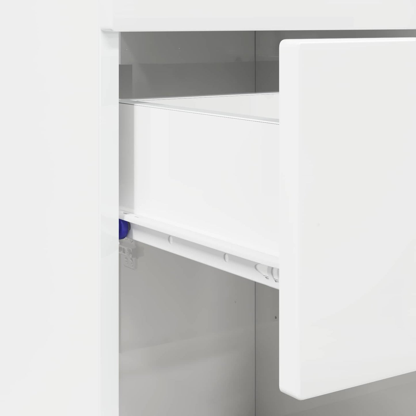 Badezimmerschrank-Set TULUM Hochglanz Weiß 37 x 31,5 x 82 cm