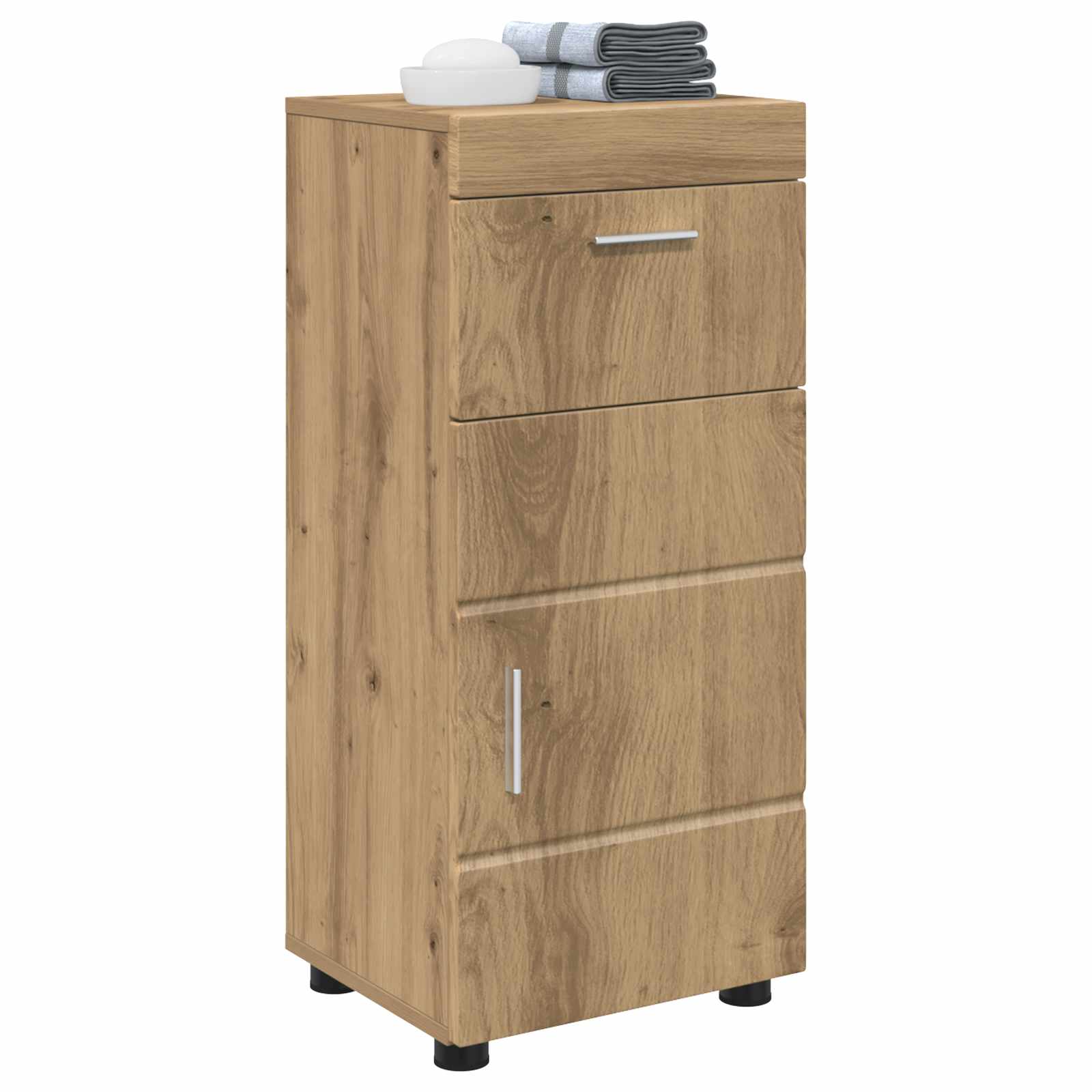 Badezimmerschrank-Set TULUM Artisan-Eiche 37 x 31,5 x 82 cm