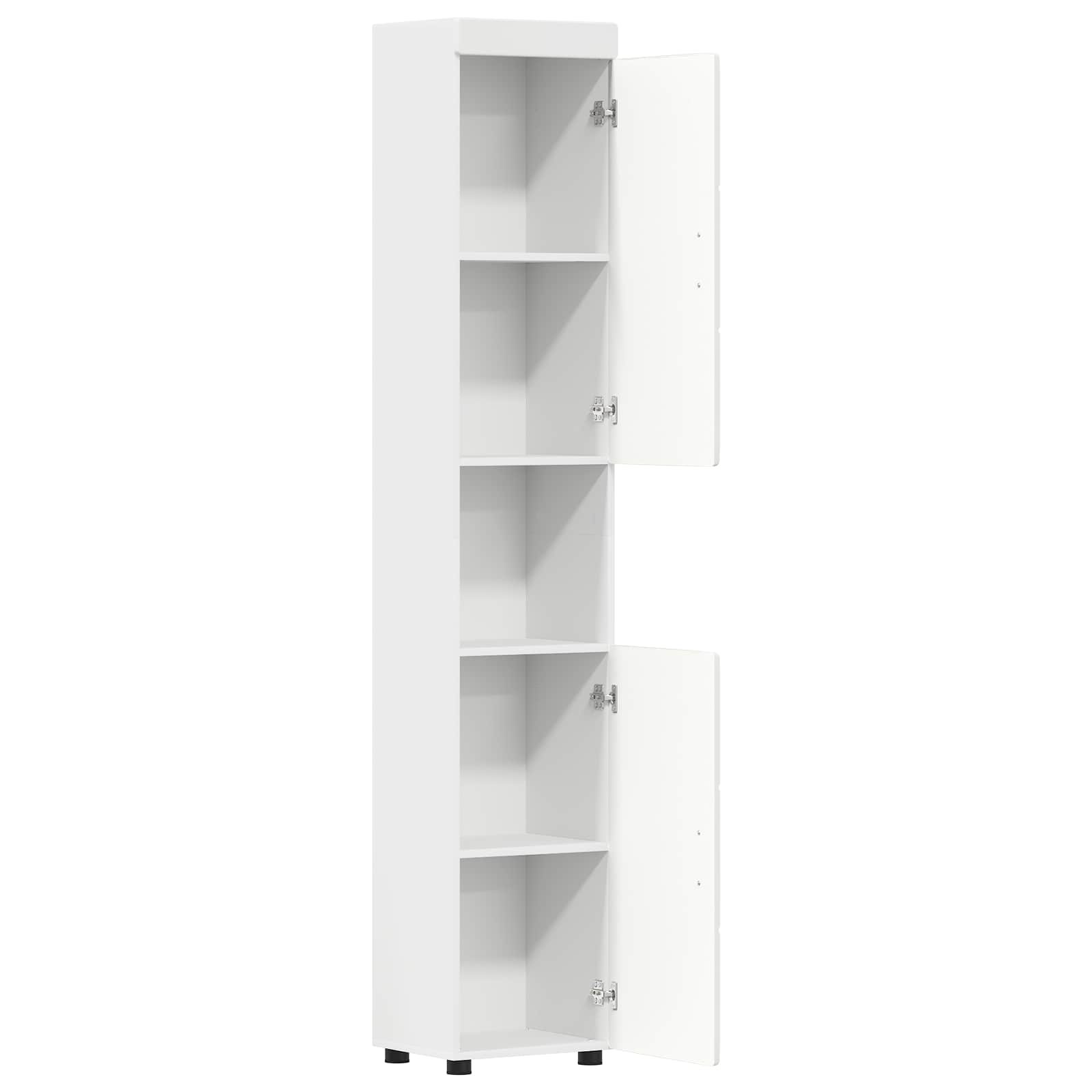Badezimmerschrank-Set TULUM Weiß 37 x 31,5 x 203 cm
