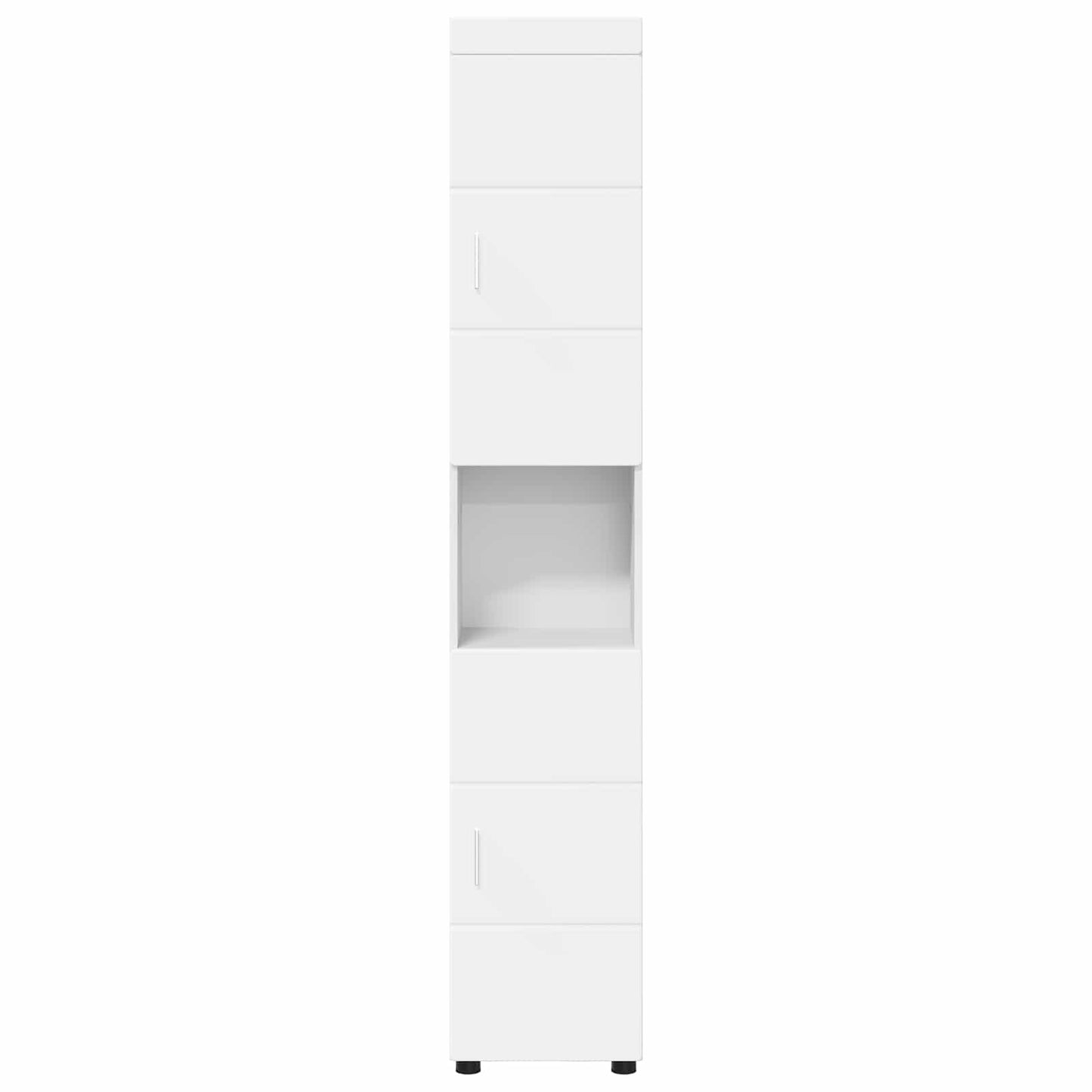 Badezimmerschrank-Set TULUM Weiß 37 x 31,5 x 203 cm
