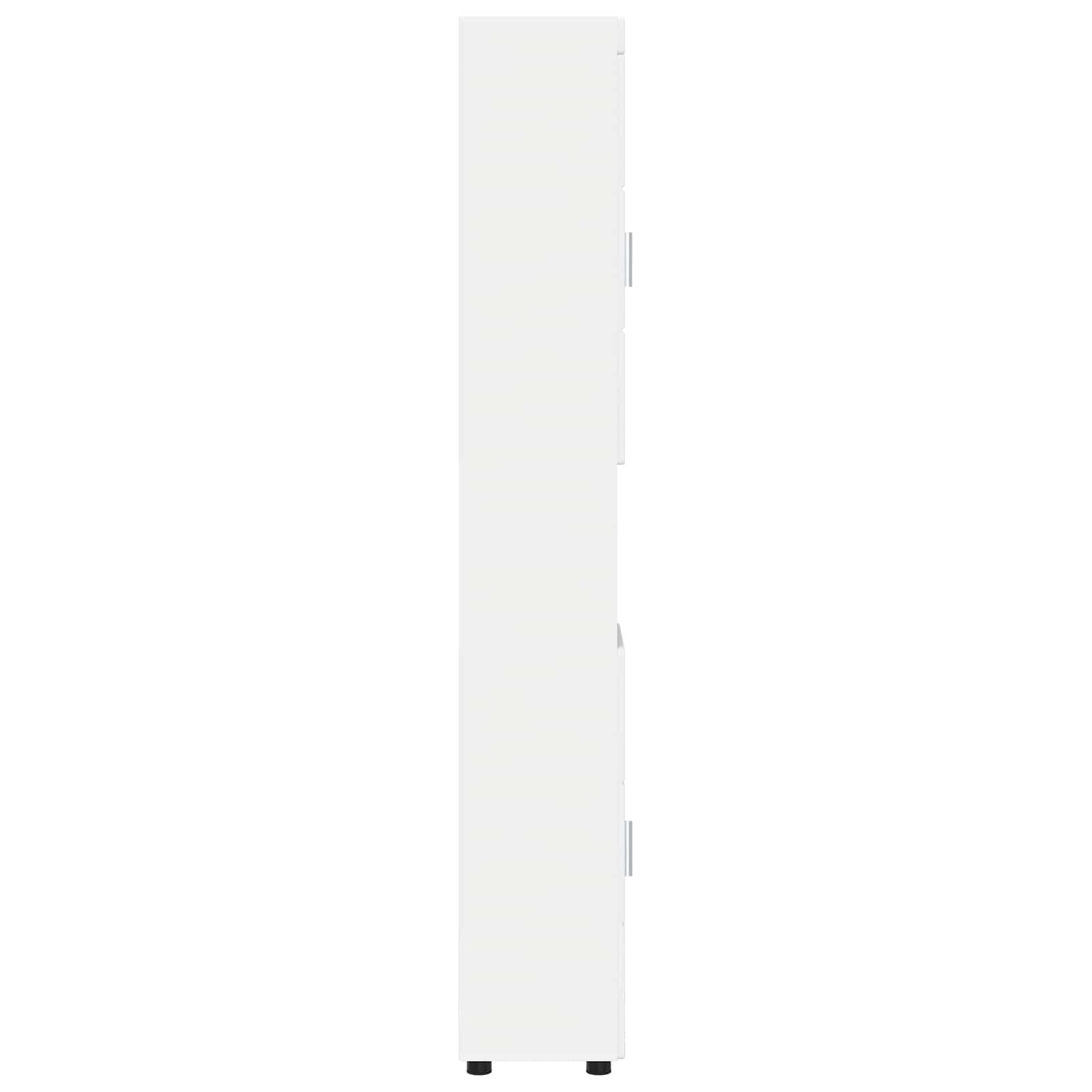 Badezimmerschrank-Set TULUM Weiß 37 x 31,5 x 203 cm