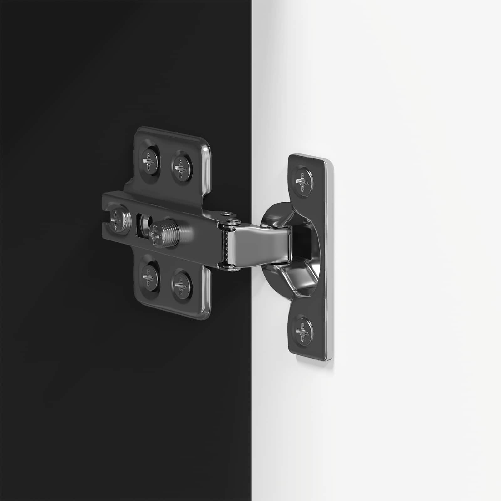 Badezimmerschrank-Set TULUM Schwarz 37 x 31,5 x 203 cm