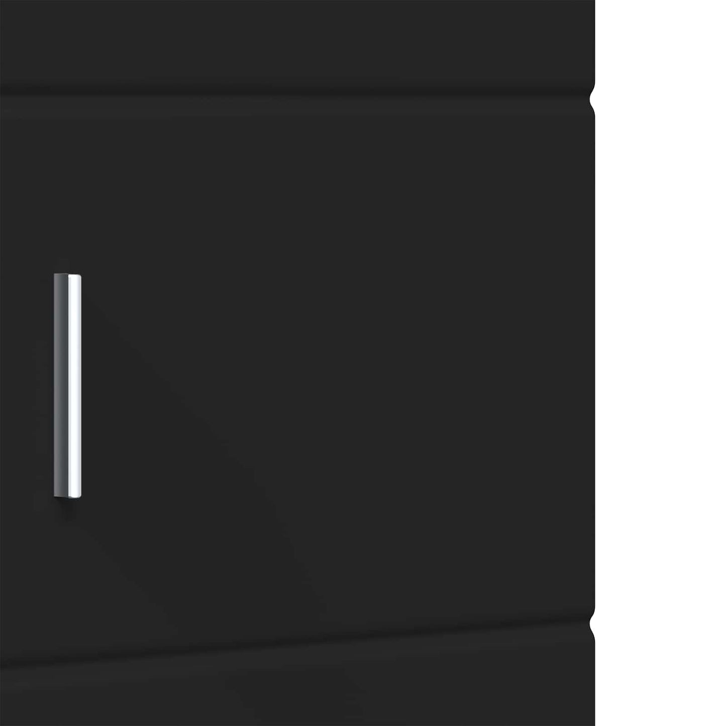 Badezimmerschrank-Set TULUM Schwarz 37 x 31,5 x 203 cm