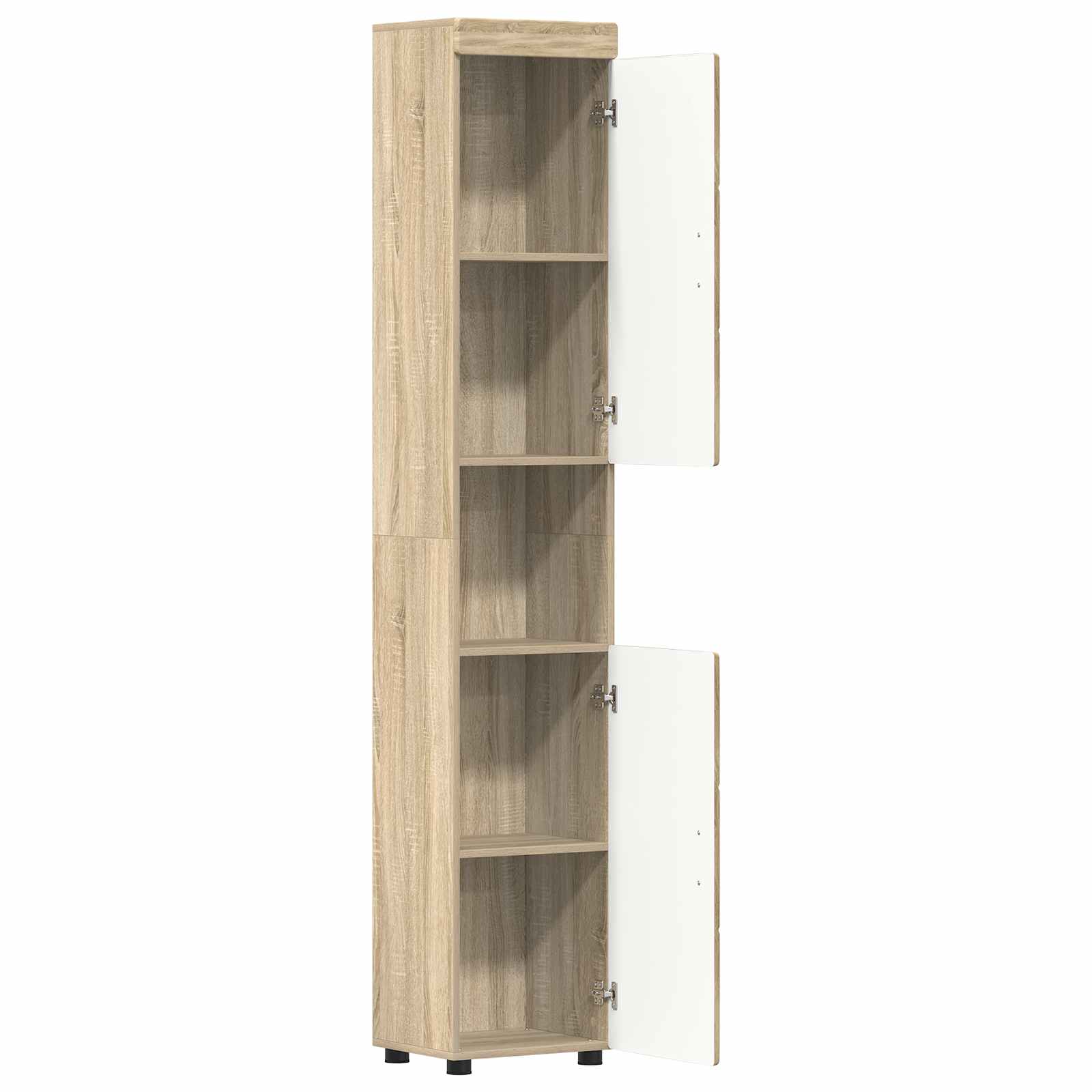 Badezimmerschrank-Set TULUM Sonoma-Eiche 37 x 31,5 x 203 cm