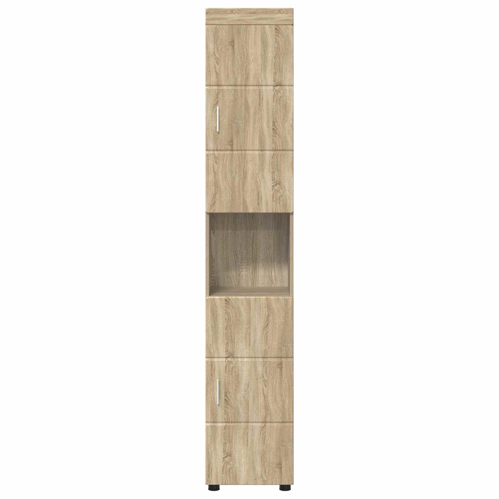 Badezimmerschrank-Set TULUM Sonoma-Eiche 37 x 31,5 x 203 cm