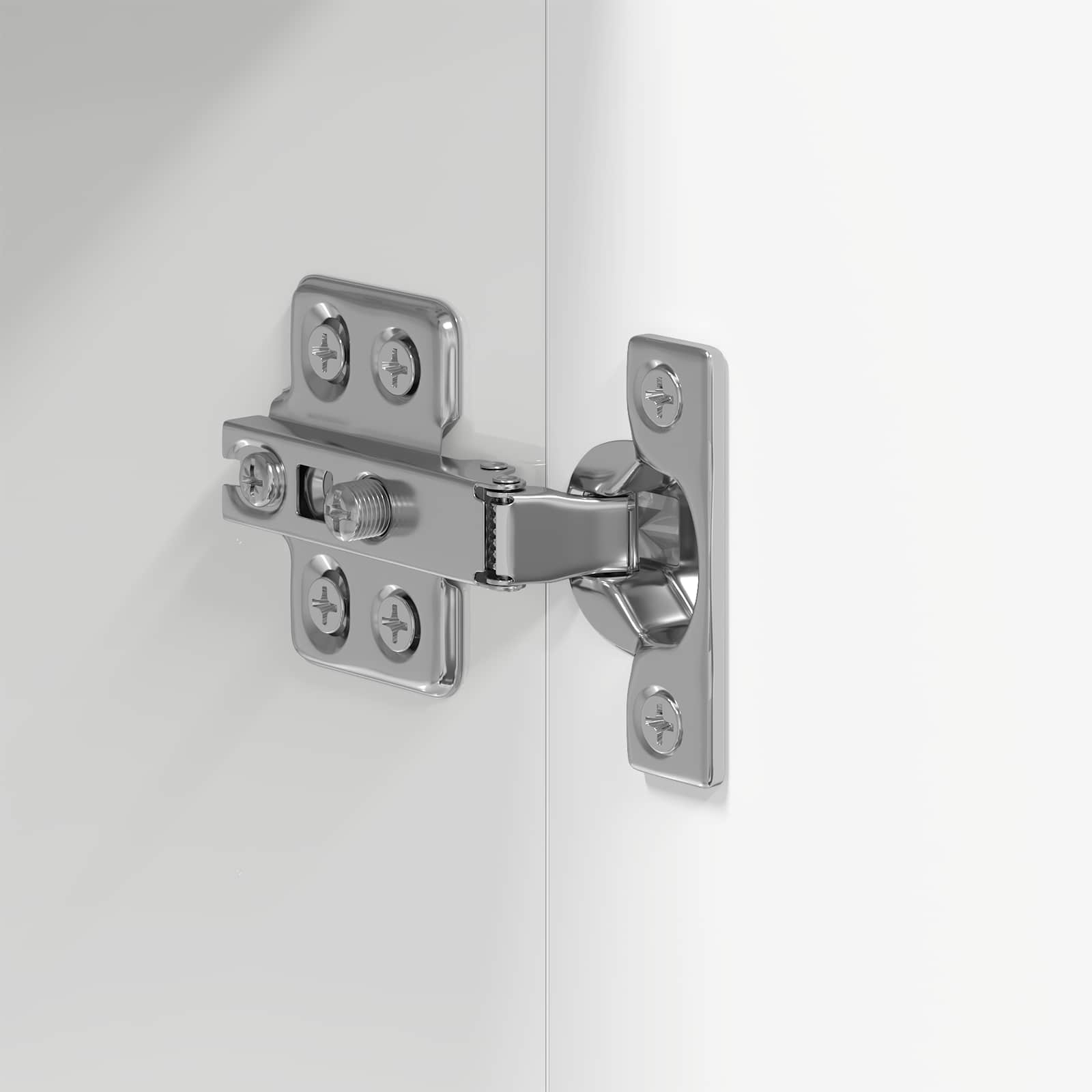 Badezimmerschrank-Set TULUM Hochglanz Weiß 37 x 31,5 x 203 cm
