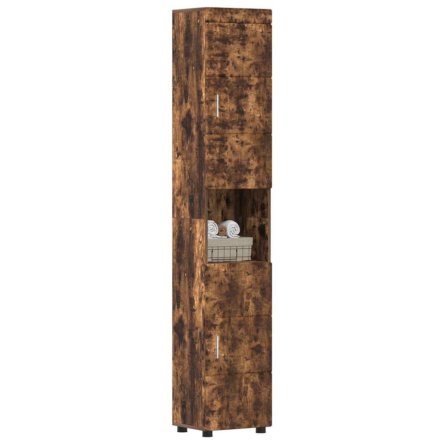 Badezimmerschrank-Set TULUM Geräucherte Eiche