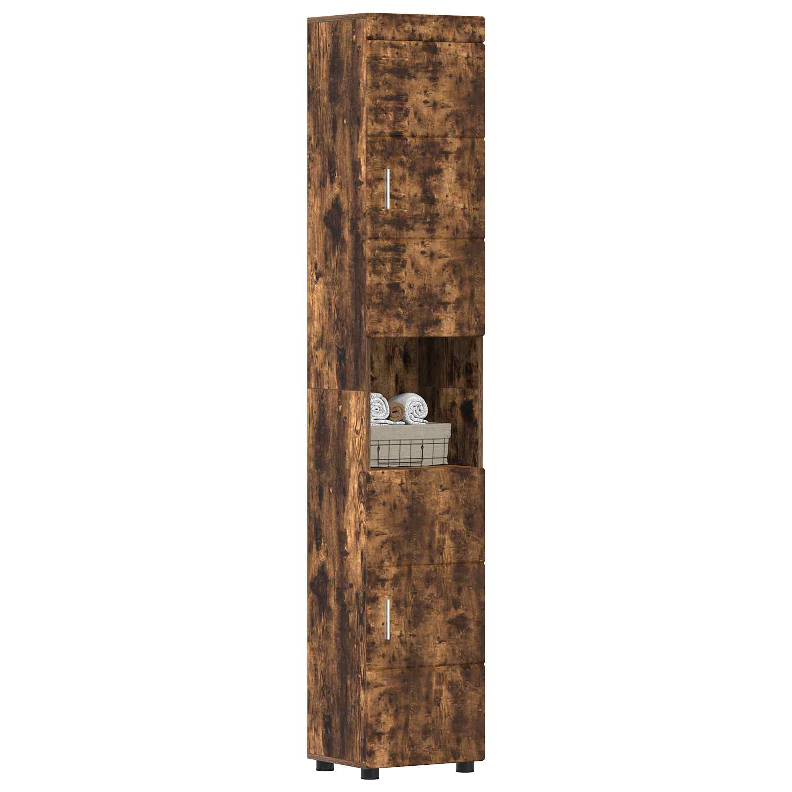 Badezimmerschrank-Set TULUM Geräucherte Eiche