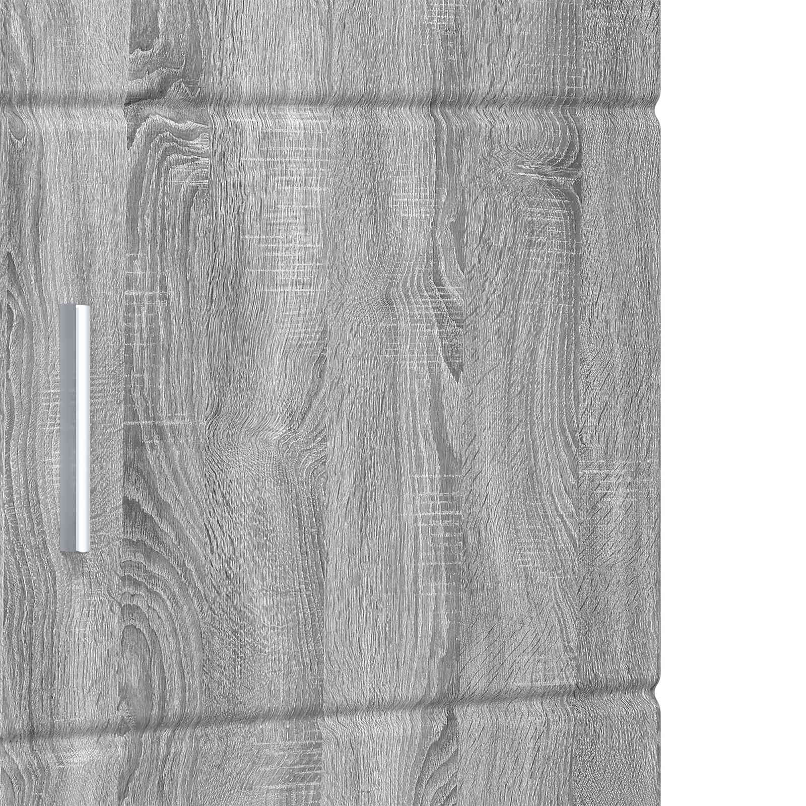 Badezimmerschrank-Set TULUM Graues Sonoma 37 x 31,5 x 203 cm