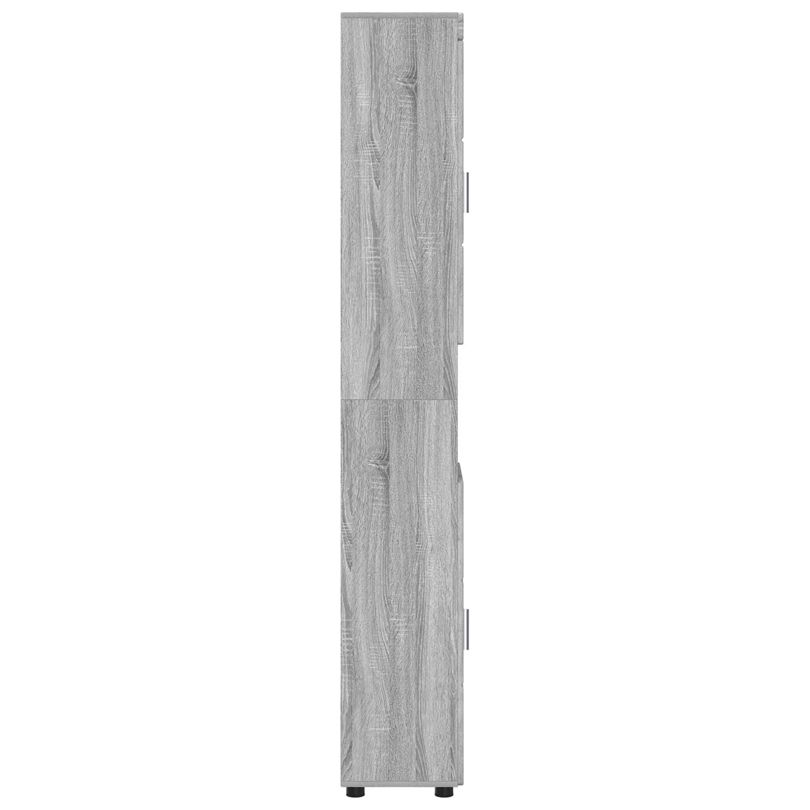 Badezimmerschrank-Set TULUM Graues Sonoma 37 x 31,5 x 203 cm