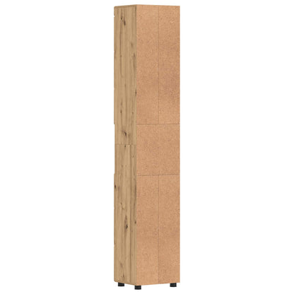 Badezimmerschrank-Set TULUM Artisan-Eiche 37 x 31,5 x 203 cm