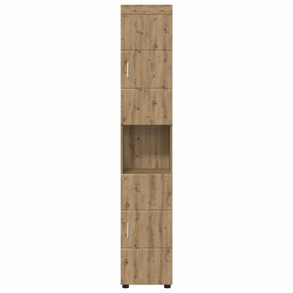 Badezimmerschrank-Set TULUM Artisan-Eiche 37 x 31,5 x 203 cm
