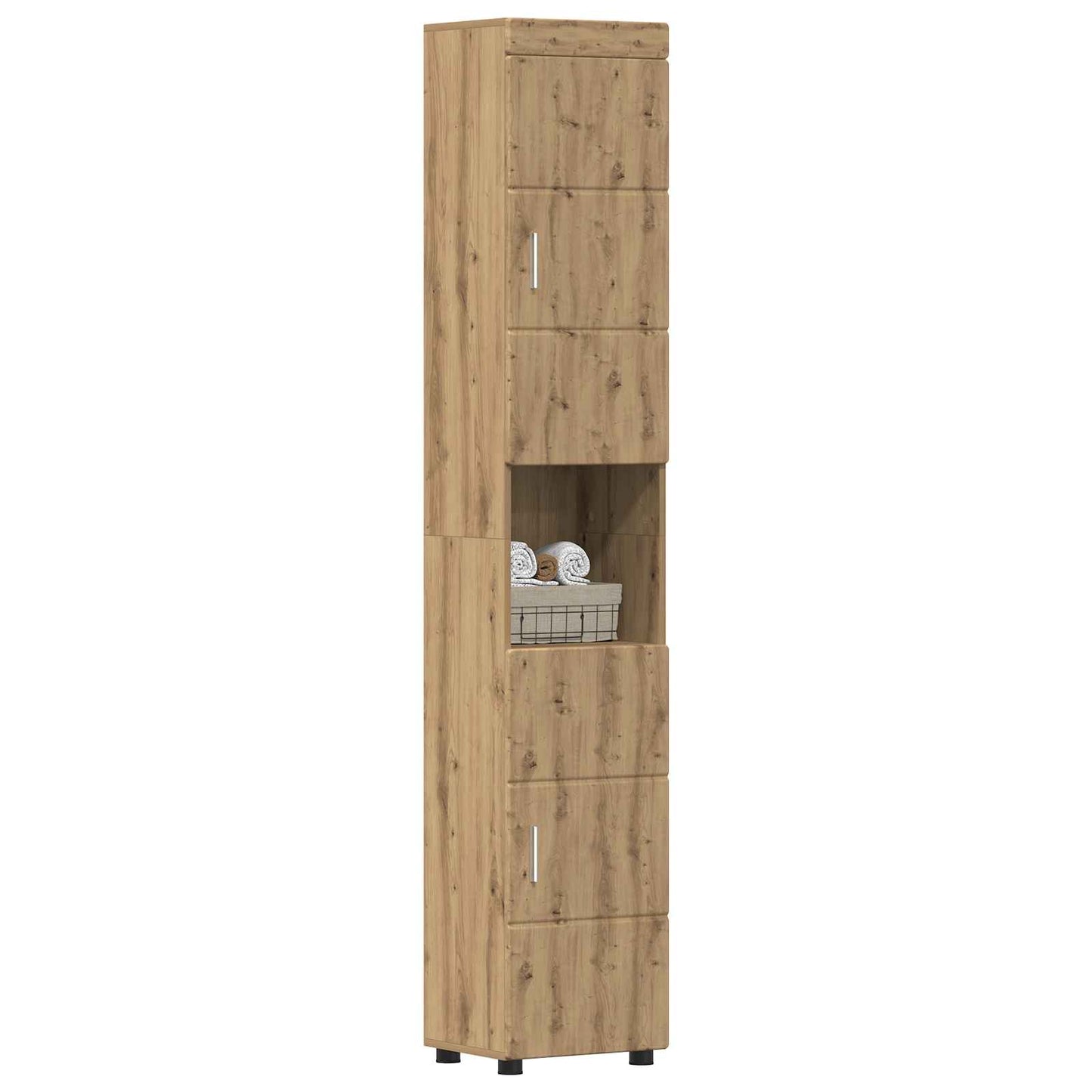 Badezimmerschrank-Set TULUM Artisan-Eiche 37 x 31,5 x 203 cm