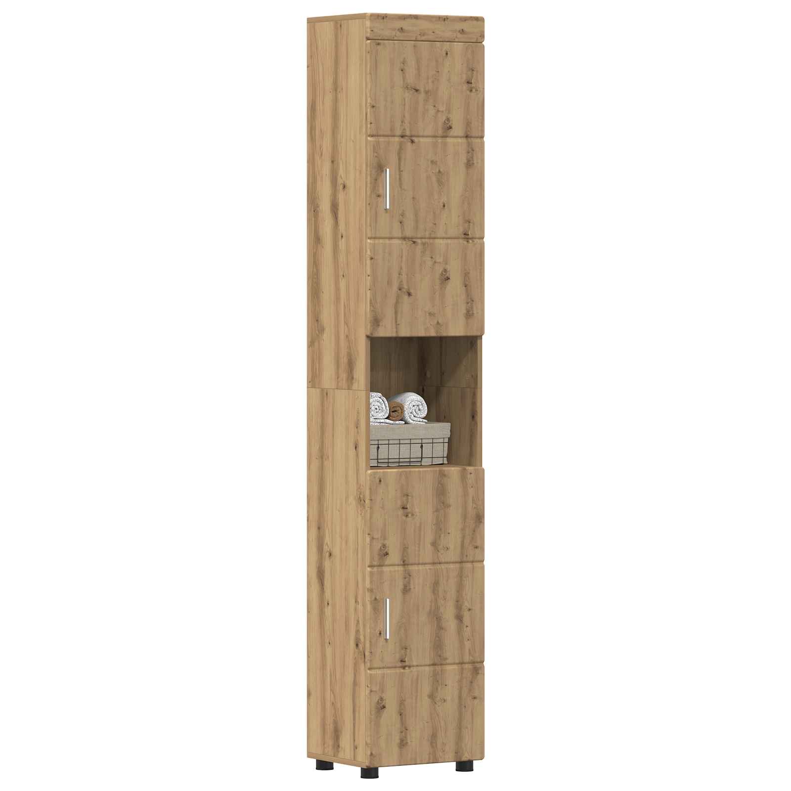 Badezimmerschrank-Set TULUM Artisan-Eiche 37 x 31,5 x 203 cm