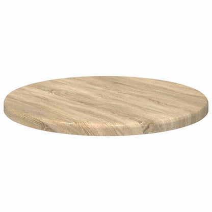 Tischplatte Ø 30 x 1,5 cm Rund Holzwerkstoff Sonoma-Eiche