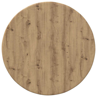 Tischplatte Ø 40 x 1,5 cm Rund Holzwerkstoff Artisan-Eiche