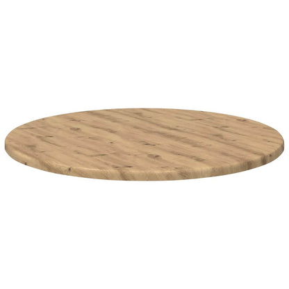 Tischplatte Ø 50 x 1,5 cm Rund Holzwerkstoff Artisan-Eiche