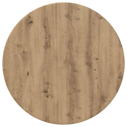 Tischplatte Ø 60 x 1,5 cm Rund Holzwerkstoff Artisan-Eiche