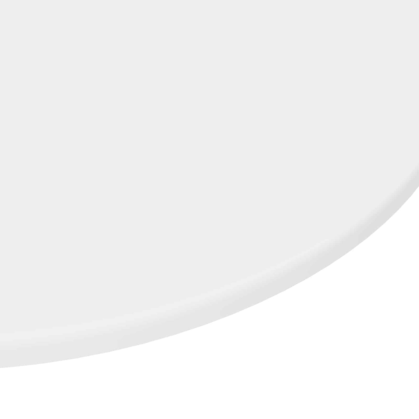 Tischplatte Ø 80 x 1,5 cm Rund Holzwerkstoff Weiß