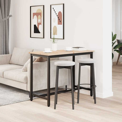 Tisch Natur 100 x 50 x 77 cm Ingenieure Holz und Stahl