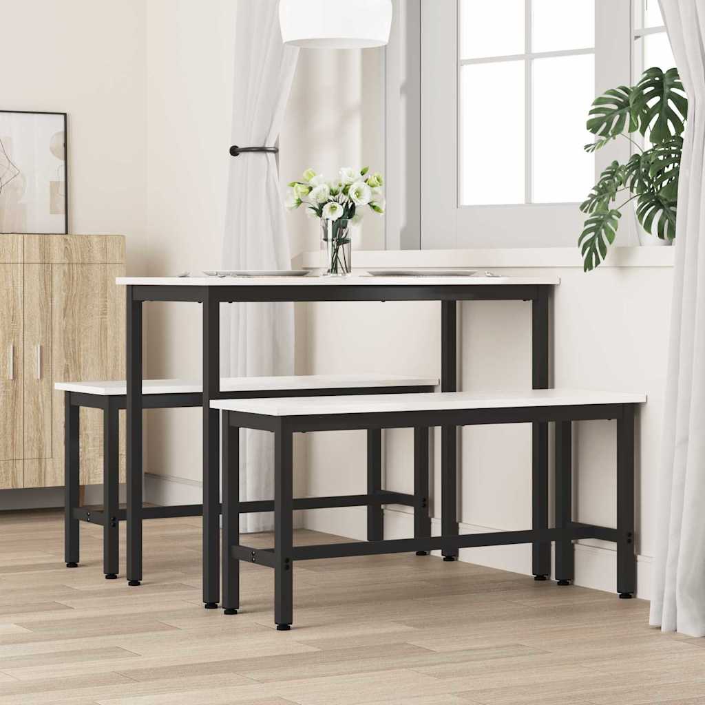 Esstischbank 100 x 32,5 x 49 cm 2 stk. Massives Kiefernholz