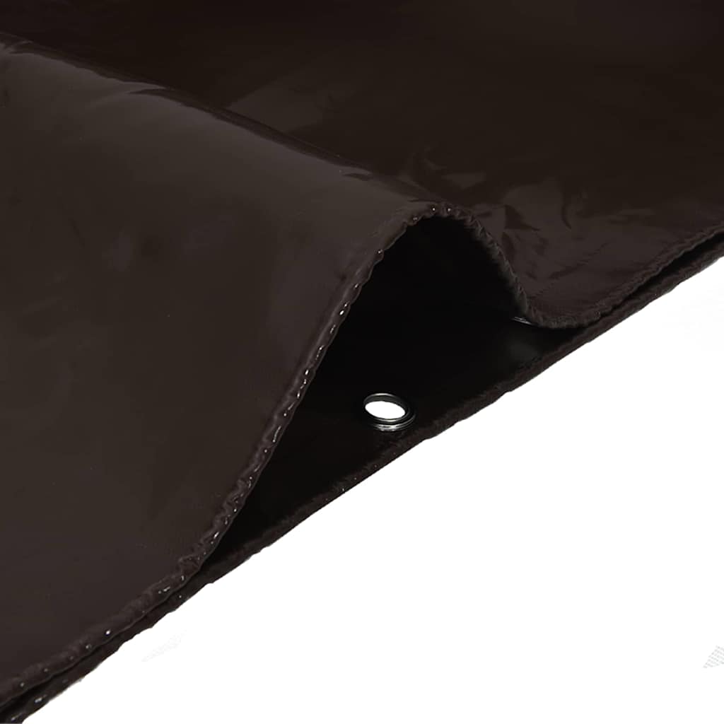 Plane 650g / m² Braun 1 x 2,5 m Canvas mit PVC-Beschichtung