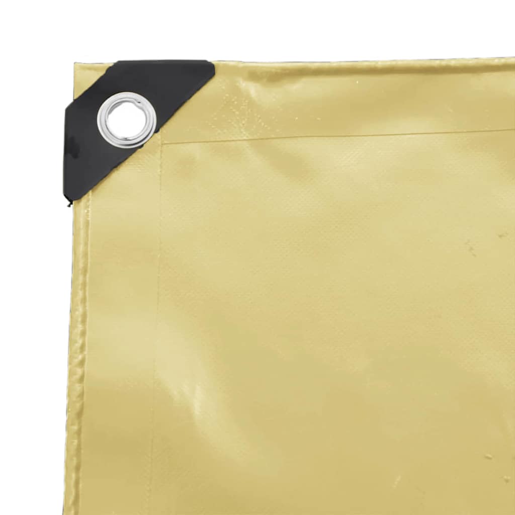 Plane 650g / m² Beige 4 x 7 m Canvas mit PVC-Beschichtung