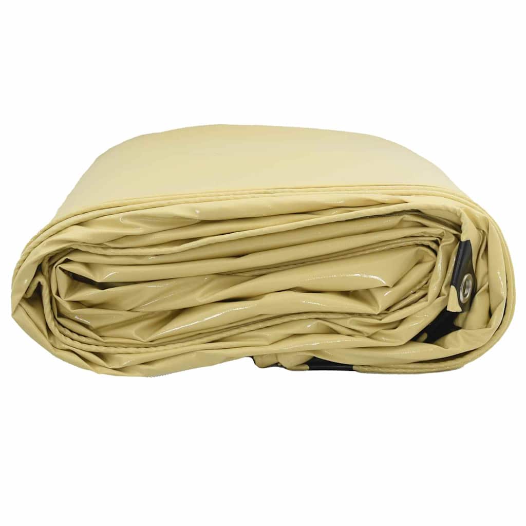 Plane 650g / m² Beige 1,5 x 20 m Canvas mit PVC-Beschichtung
