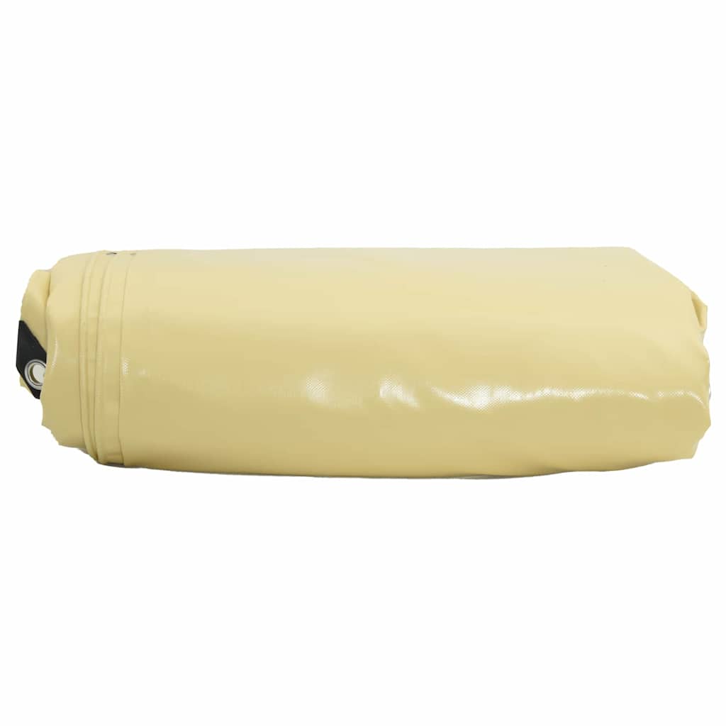 Plane 650g / m² Beige 2,5 x 3,5 m Canvas mit PVC-Beschichtung