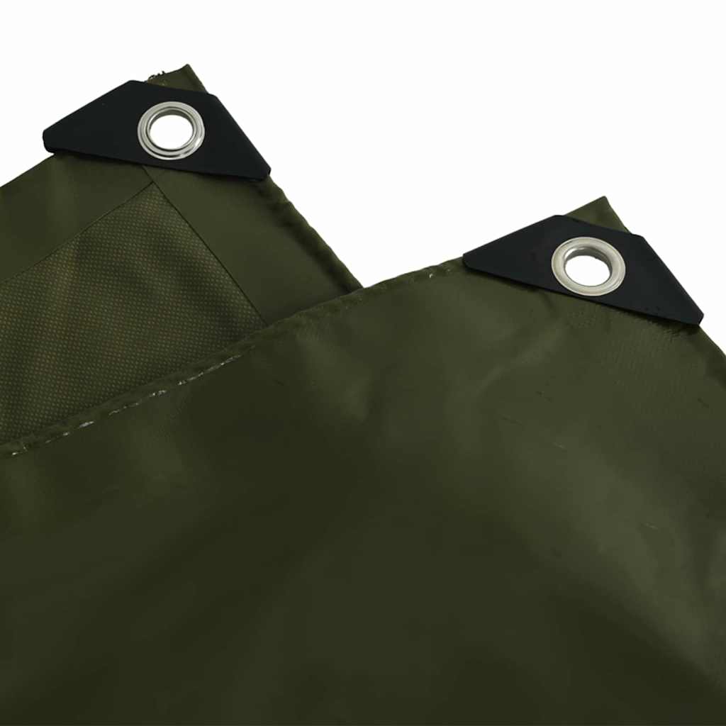 Plane 650g / m² Olivgrün 5 x 8 m Canvas mit PVC-Beschichtung