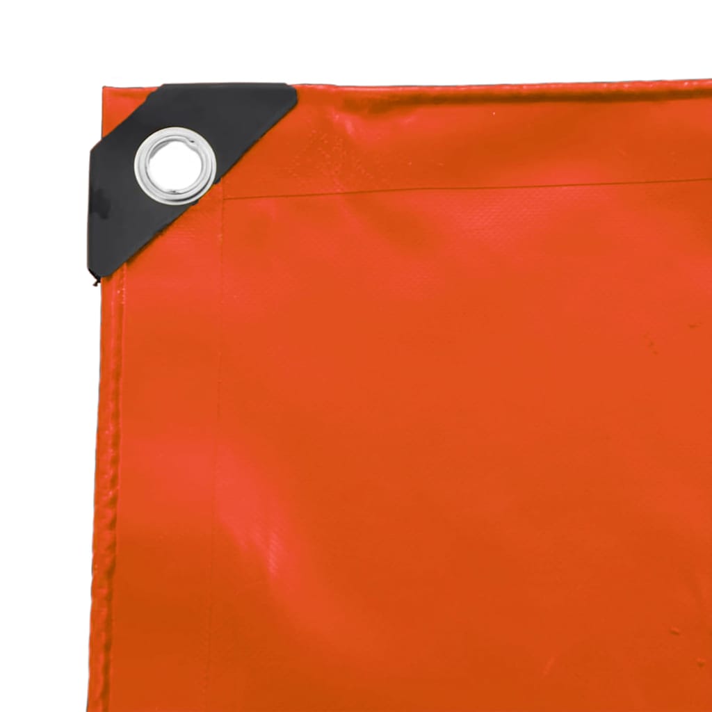 Plane 650g / m² Orange 5 x 5 m Canvas mit PVC-Beschichtung