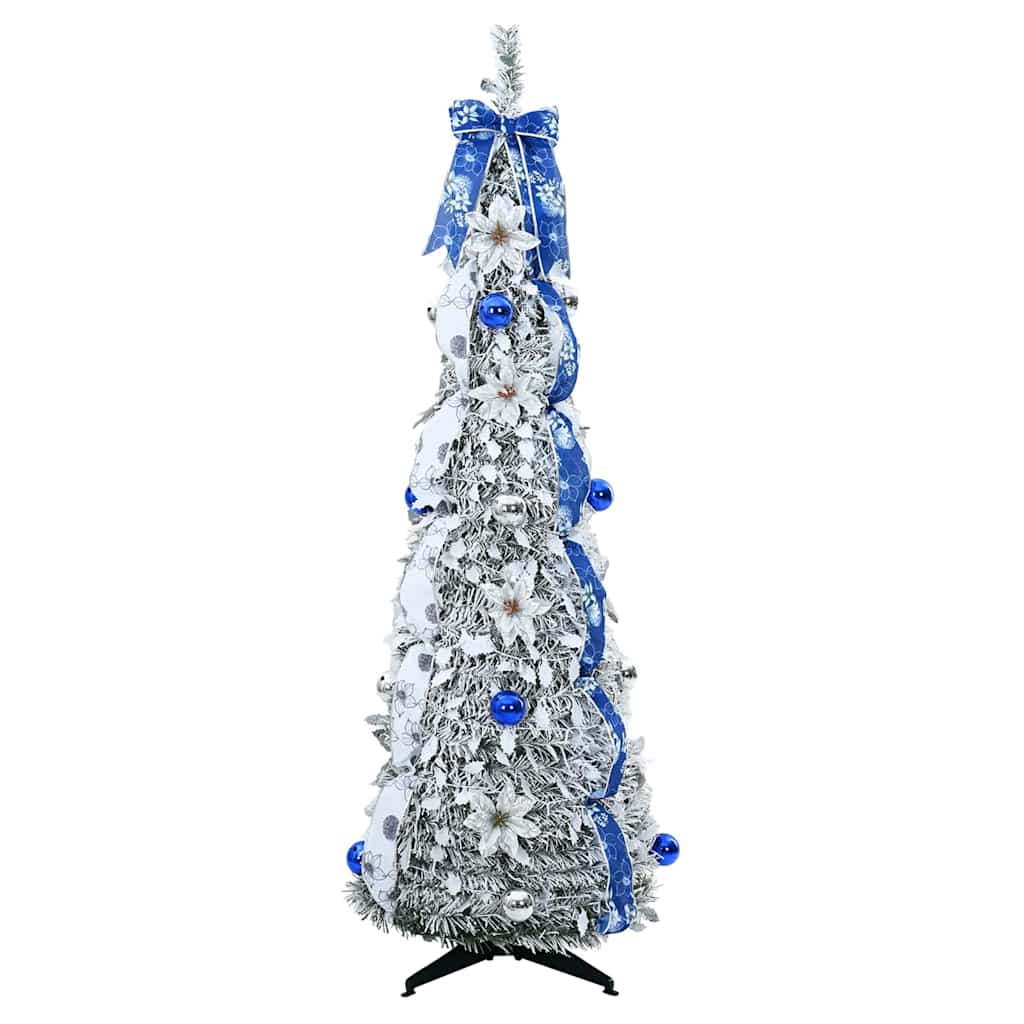 Künstlicher Weihnachtsbaum Weiß 120 cm PVC